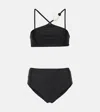Adriana Degreas Embellished Mid-rise Bikini In Black