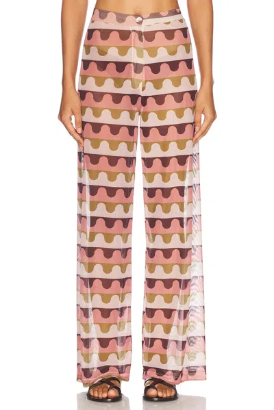 Adriana Degreas Giardino Straight Pant In Unique