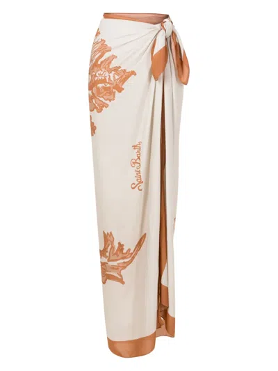 Adriana Degreas Graphic-print Square-shape Pareo In Neutrals