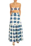 Adriana Degreas Greek Scenes Top With Ties In Off White In White