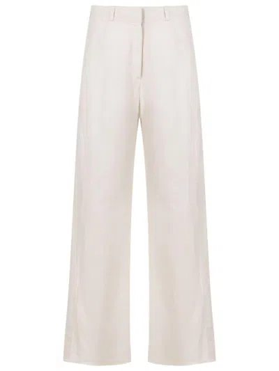 Adriana Degreas High-waist Flared Trousers In Neutrals