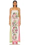 Shop Adriana Degreas Inamorata Straps Long Dress In Off White