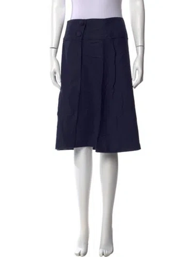 Pre-owned Adriana Degreas Knee-length Skirt In Blue