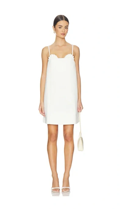 Adriana Degreas La Mer Coquillage Mini Dress In White