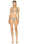 Adriana Degreas Pois Triangle Bikini Set