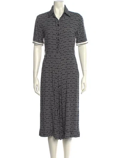 Pre-owned Adriana Degreas Polka Dot Print Jumpsuit In Multi