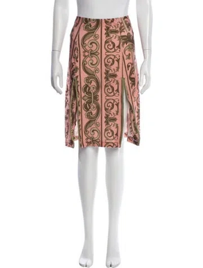 Pre-owned Adriana Degreas Printed Mini Skirt In Multicolor
