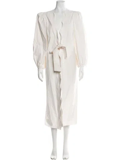 Pre-owned Adriana Degreas Robe In Neutral