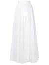 Adriana Degreas Cotton Maxi Skirt In White