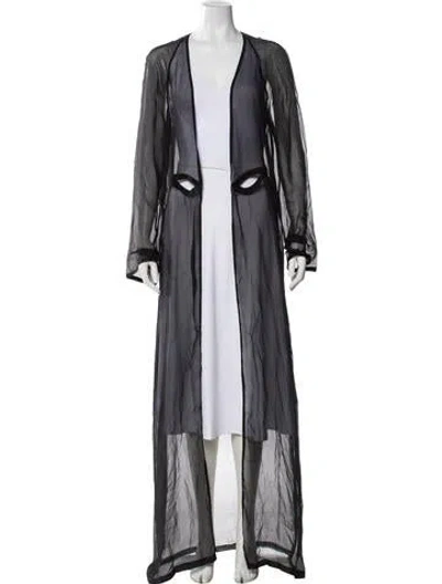 Pre-owned Adriana Degreas Silk Evening Jacket W/ Tags In Gray