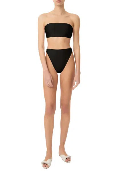 Adriana Degreas Asa Delta Bandeau-bikini In Black