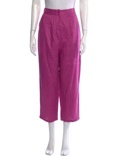 Pre-owned Adriana Degreas Wide Leg Pants In Purple