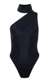 Adriana Degreas X Sabine Getty Choker-detailed One-piece Swimsuit In Black