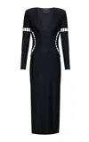 Adriana Degreas X Sabine Getty Cutout Maxi Dress In Black