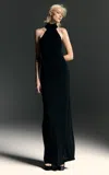 Adriana Degreas X Sabine Getty Open-back Maxi Dress In Black