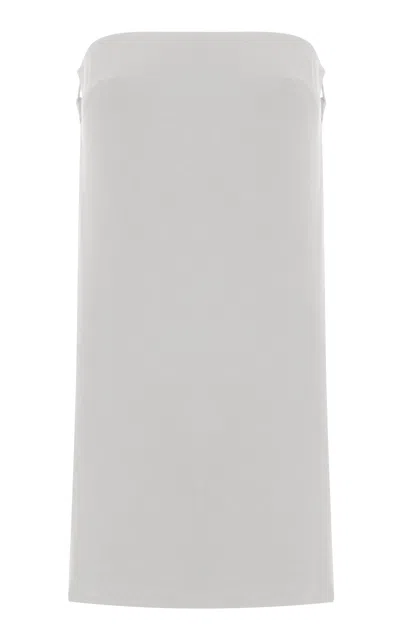 Adriana Degreas X Sabine Getty Open-side Mini Dress In White