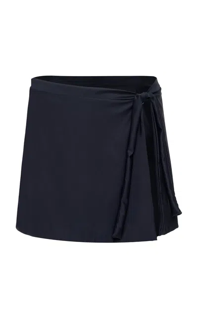 Adriana Degreas X Sabine Getty Side-tie Mini Skirt