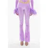 Adriana Hot Couture Boot Cut Chenille Pants With Side Logo
