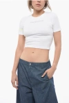 Adriana Hot Couture Rhinestoned Glitter Tattoo Cropped Fit T-shirt