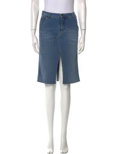 Pre-owned Adriana Iglesias Knee-length Skirt In Blue