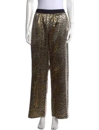 Pre-owned Adriana Iglesias Silk Wide Leg Pants W/ Tags In Multi