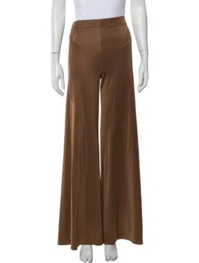 Pre-owned Adriana Iglesias Wide Leg Pants W/ Tags In Brown