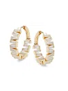 ADRIANA ORSINI WOMEN'S 18K GOLDPLATED & CUBIC ZIRCONIA EARRINGS