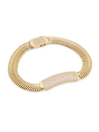 Adriana Orsini Women's 18k Gold-plated & Cubic Zirconia Id Line Bracelet