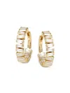 Adriana Orsini Women's 18k Goldplated Sterling Silver & Cubic Zirconia Earrings In Silver