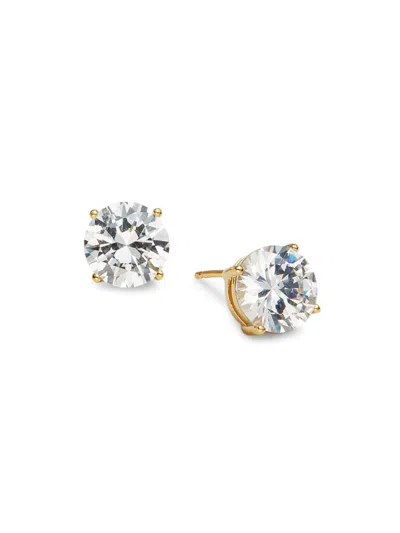 Adriana Orsini Women's 18k Goldplated Sterling Silver & Cubic Zirconia Stud Earrings