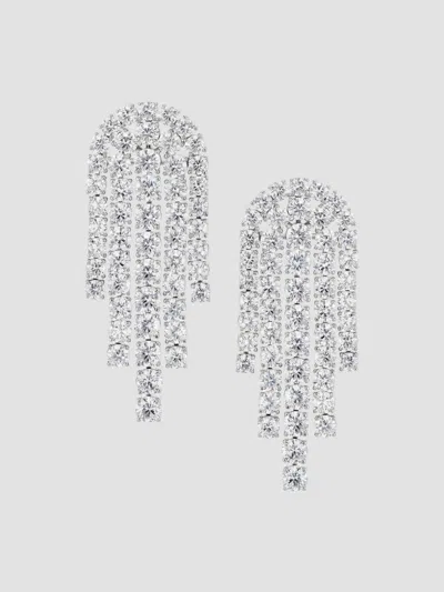Adriana Orsini Women's Bubbly Rhodium-plated & Cubic Zirconia Tennis Chandelier Earrings