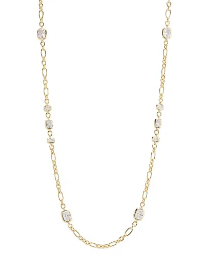 Adriana Orsini Women's Cabrete 18k-gold-plated & Cubic Zirconia Station Necklace