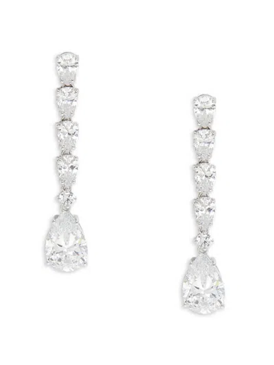 Adriana Orsini Women's Cubic Zirconia Drop Earrings In Metal