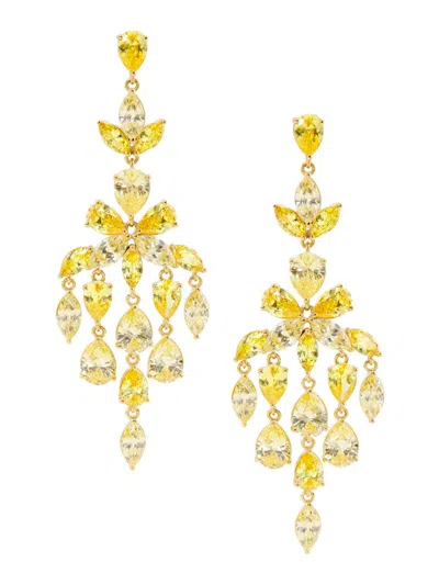 Adriana Orsini Women's Galore 18k Gold-plated & Cubic Zirconia Chandelier Earrings