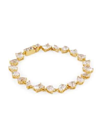 Adriana Orsini Women's Impress Sterling Silver & Cubic Zirconia Bracelet In Gold