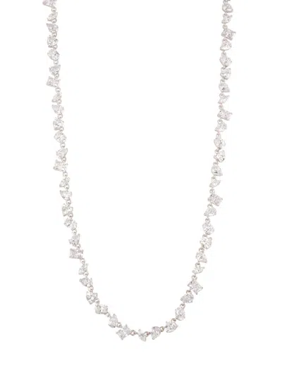 Adriana Orsini Women's Impress Sterling Silver & Cubic Zirconia Long Necklace
