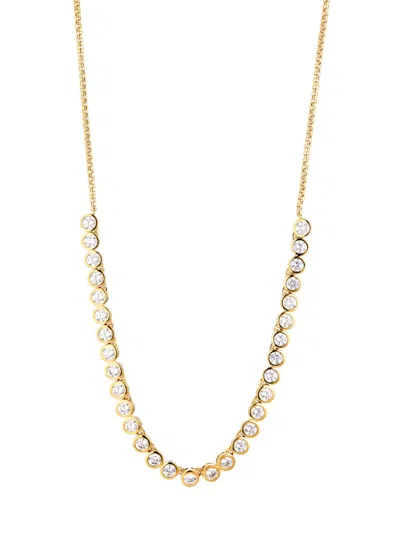 Adriana Orsini Women's Jordan 18k Goldplated & Cubic Zirconia Necklace In Brass