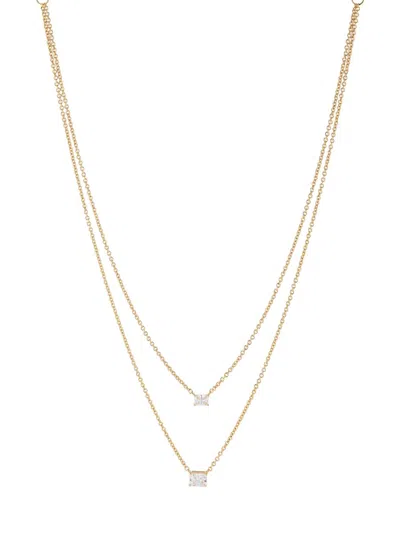 Adriana Orsini Women's Nolita 18k Goldplated & Cubic Zirconia Layered Necklace In Metal