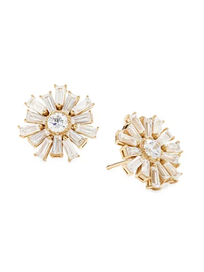 Adriana Orsini Women's Revelry 18k Goldplated Sterling Silver & Cubic Zirconia Stud Earrings