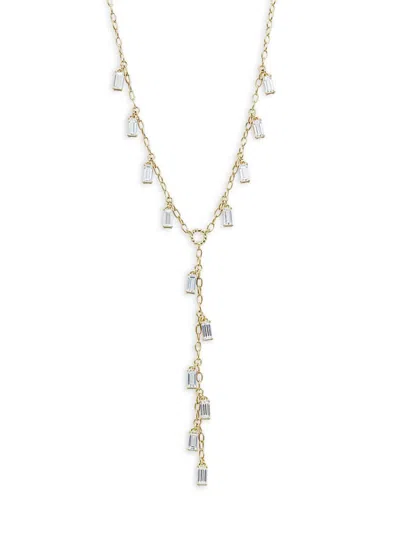 Adriana Orsini Women's Veritas Shaky 18k Goldplated Sterling Silver & Cubic Zirconia Lariat