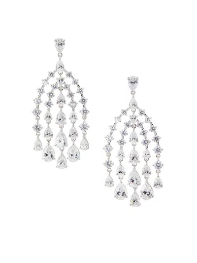 Adriana Orsini Women's Willow Cubic Zirconia Chandelier Earrings In Metallic