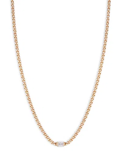 Adriana Orsini Women's Zoe 18k Goldplated & Cubic Zirconia Necklace In Brass