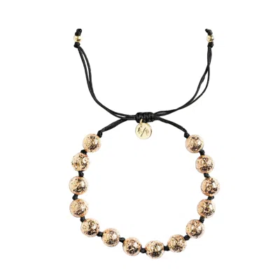 Adriana Pappas Designs Women's Bella Bracelet On Colored Cord - Black