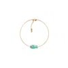 Adriana Pappas Designs Women's Blue Fishy Chain Bracelet -turquoise In Blue