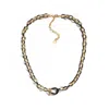 Adriana Pappas Designs Women's Carabiner Chain Necklace - Black In Black