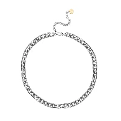 Adriana Pappas Designs Women's City Chic Choker - Silver In Gray