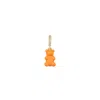 Adriana Pappas Designs Women's Crystal Gummy Charm - Neon Orange In Orange