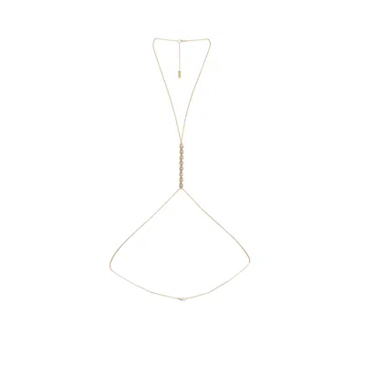Adriana Pappas Designs Women's Crystal Rain Body Chain - Gold