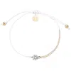 Adriana Pappas Designs Women's Cz Solitaire Bracelet On Colored Cord - White In White