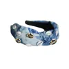 Adriana Pappas Designs Women's Denim Confetti Headband - Gold In Yellow